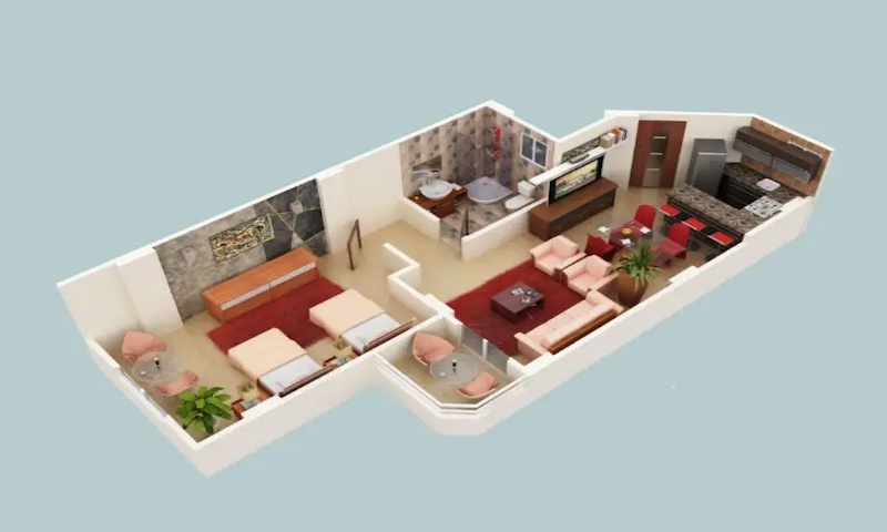 Amasya 1 bedroom Luxury Apartment Complex