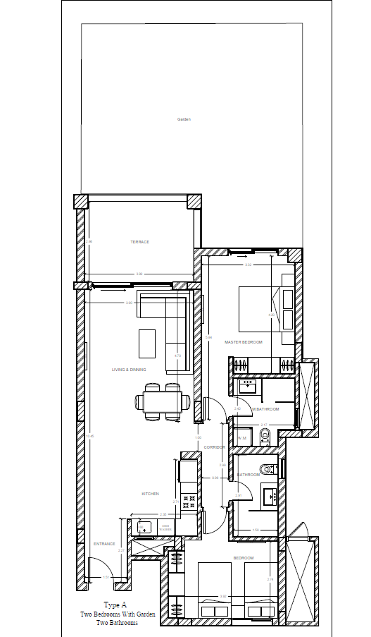 Veranda Resort pool view apartment with private garden