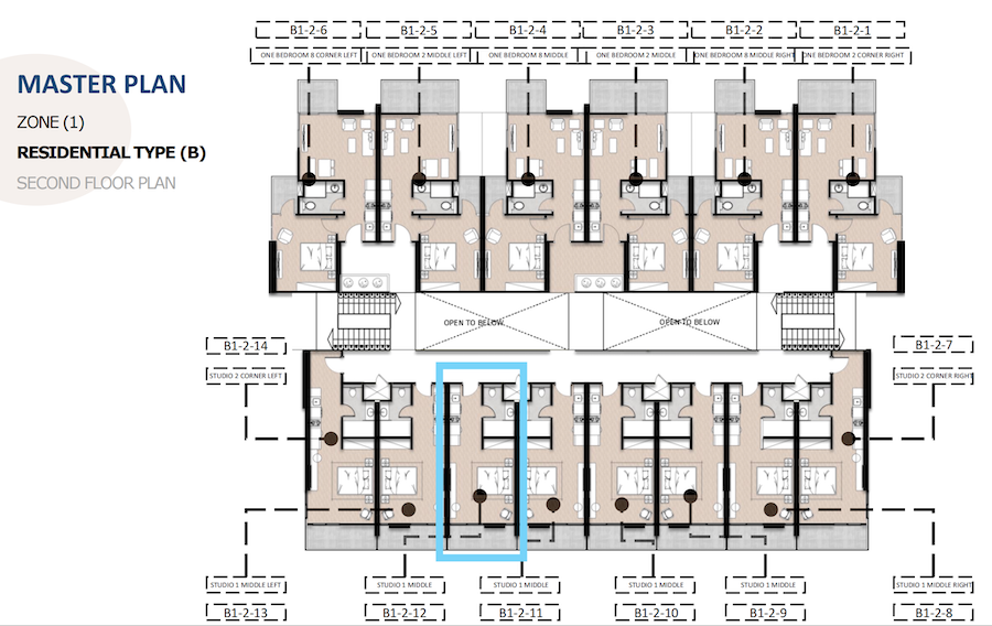 Studio Apartment with Balcony and Roof Terrace