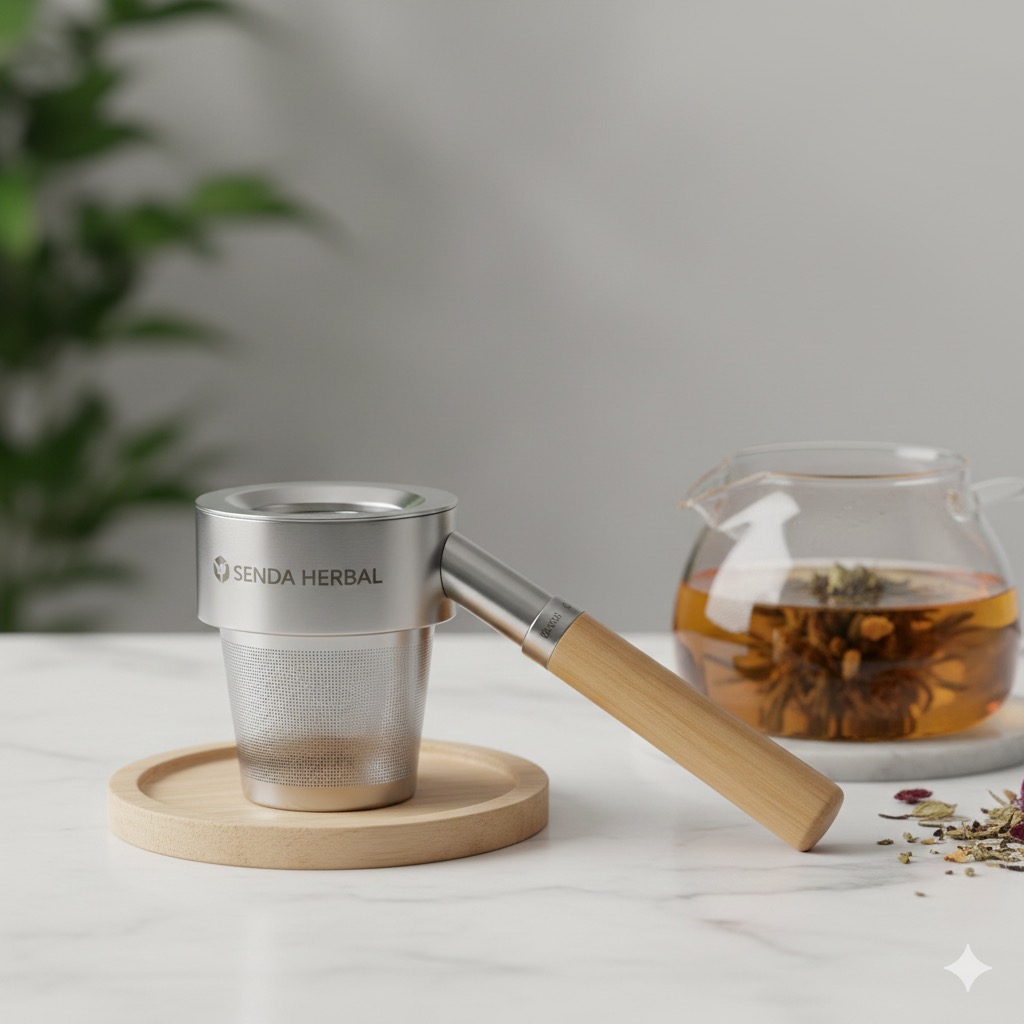 Infusor de té de acero inoxidable