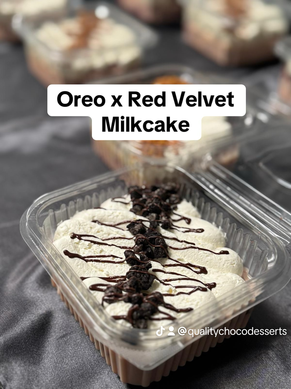 Oreo x Red Velvet Milkcake