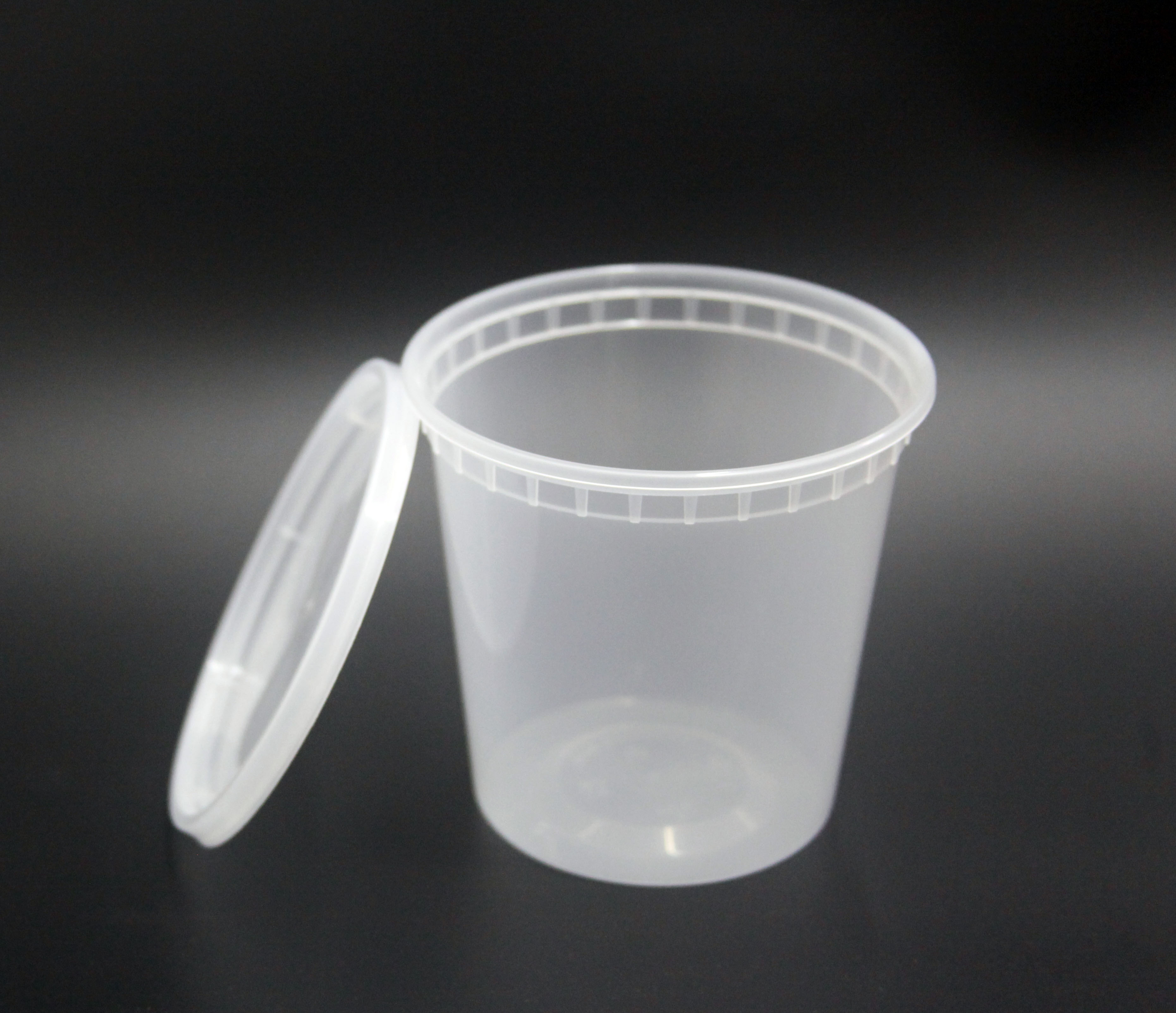 Plastic Soup Container with lids 240set/case