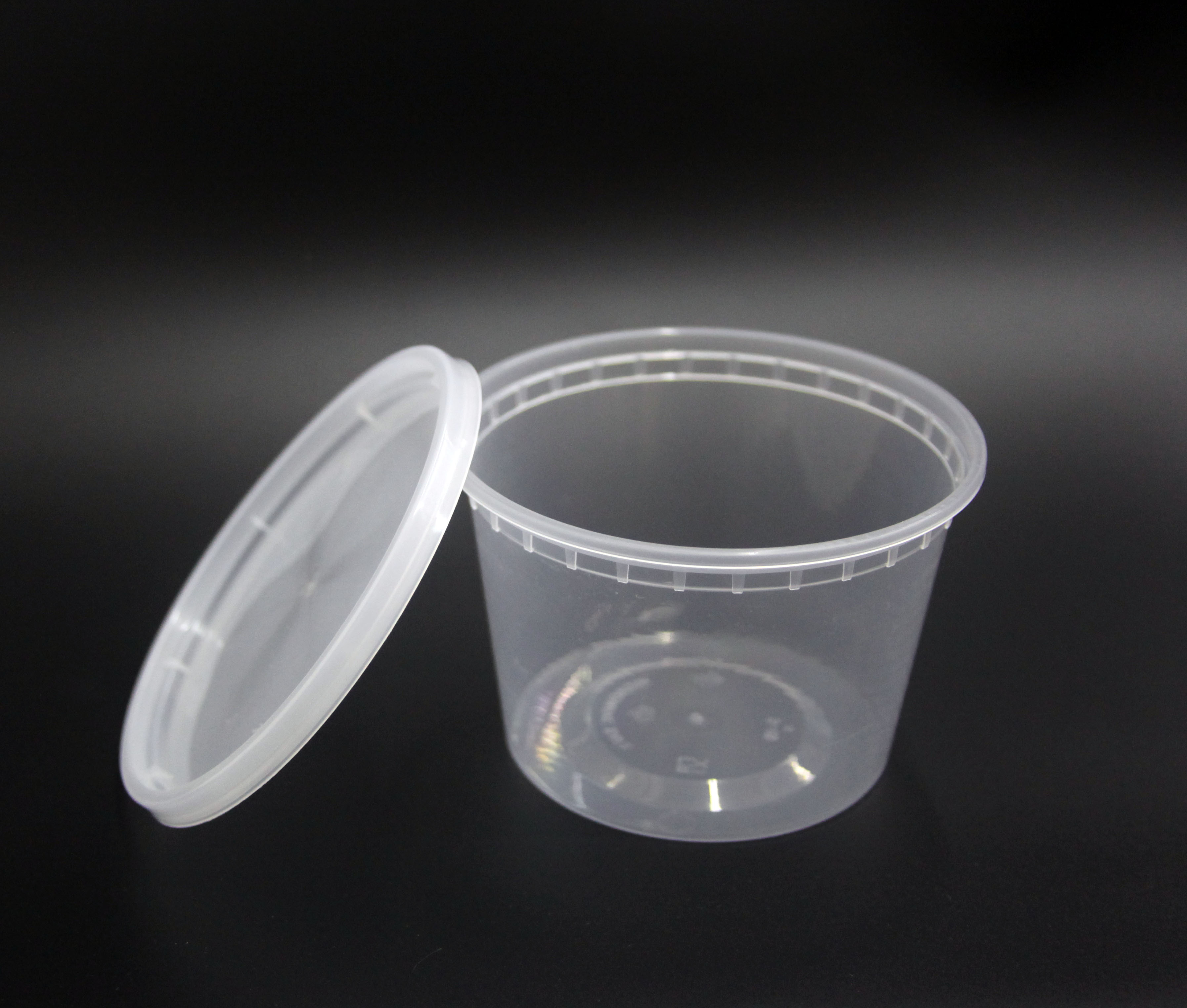 Plastic Soup Container with lids 240set/case