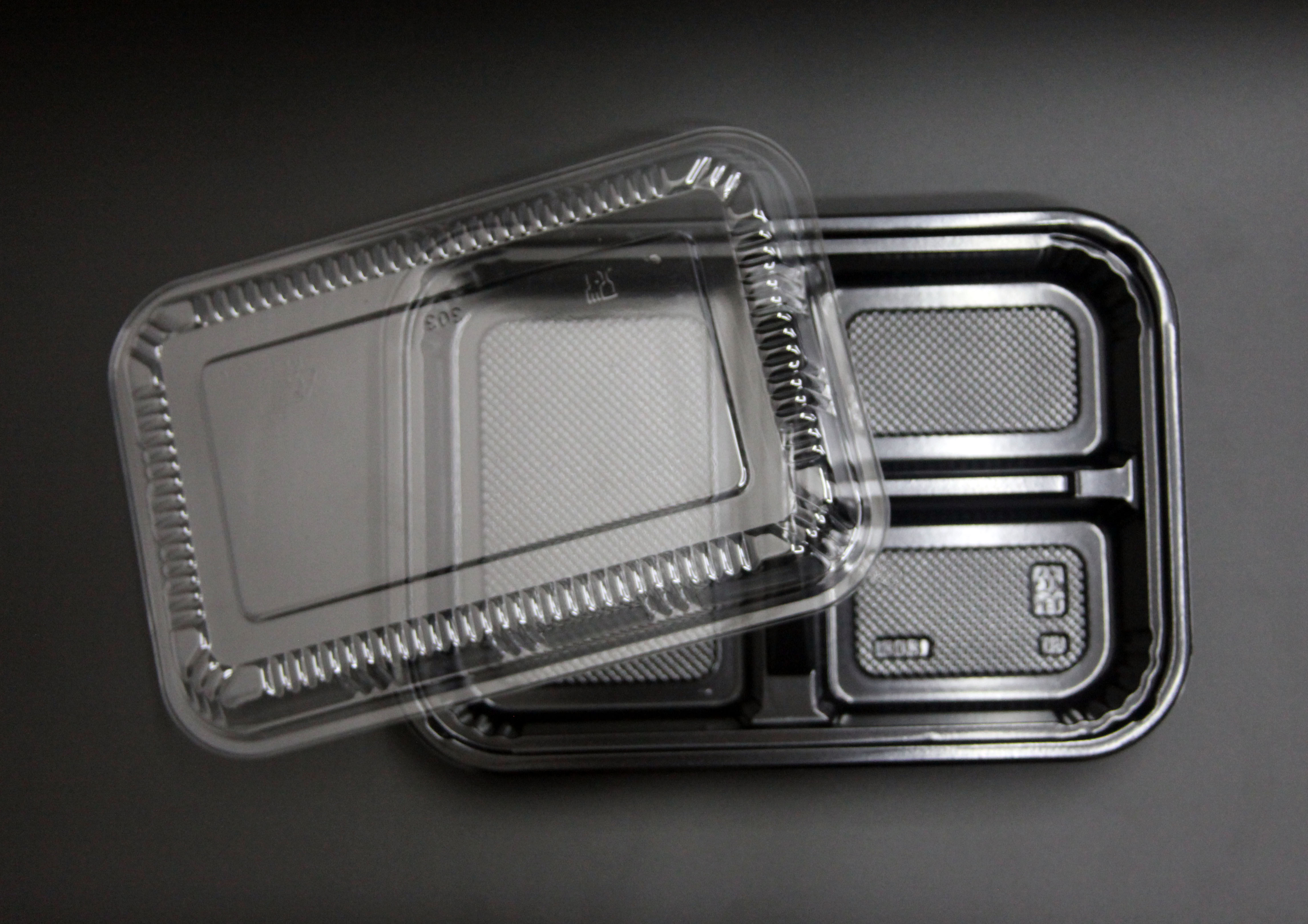 PS/PET Multiple Compartment Bento Box 