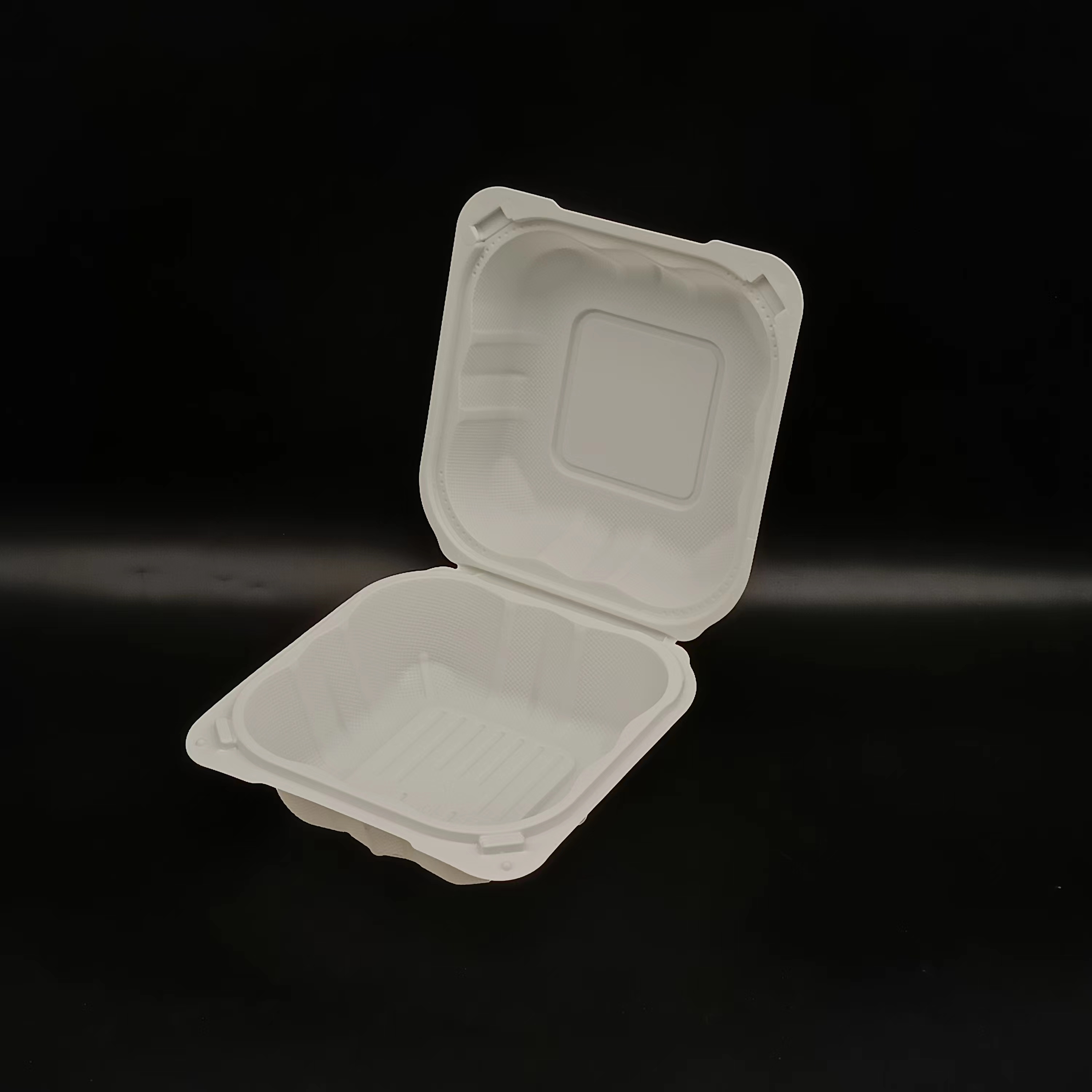 6" x 6" 1- Compartment Microwavable Take Out PP225