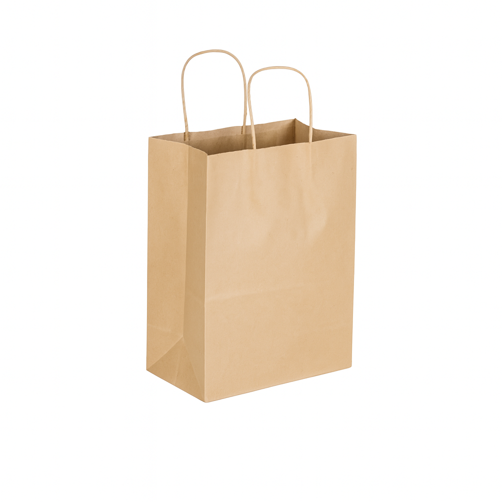 Kraft Heavy Duty Bag with handle 250bags/case