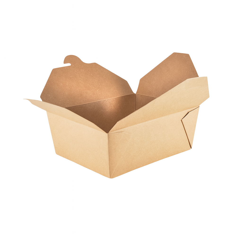 Folded Paper Takeout Box