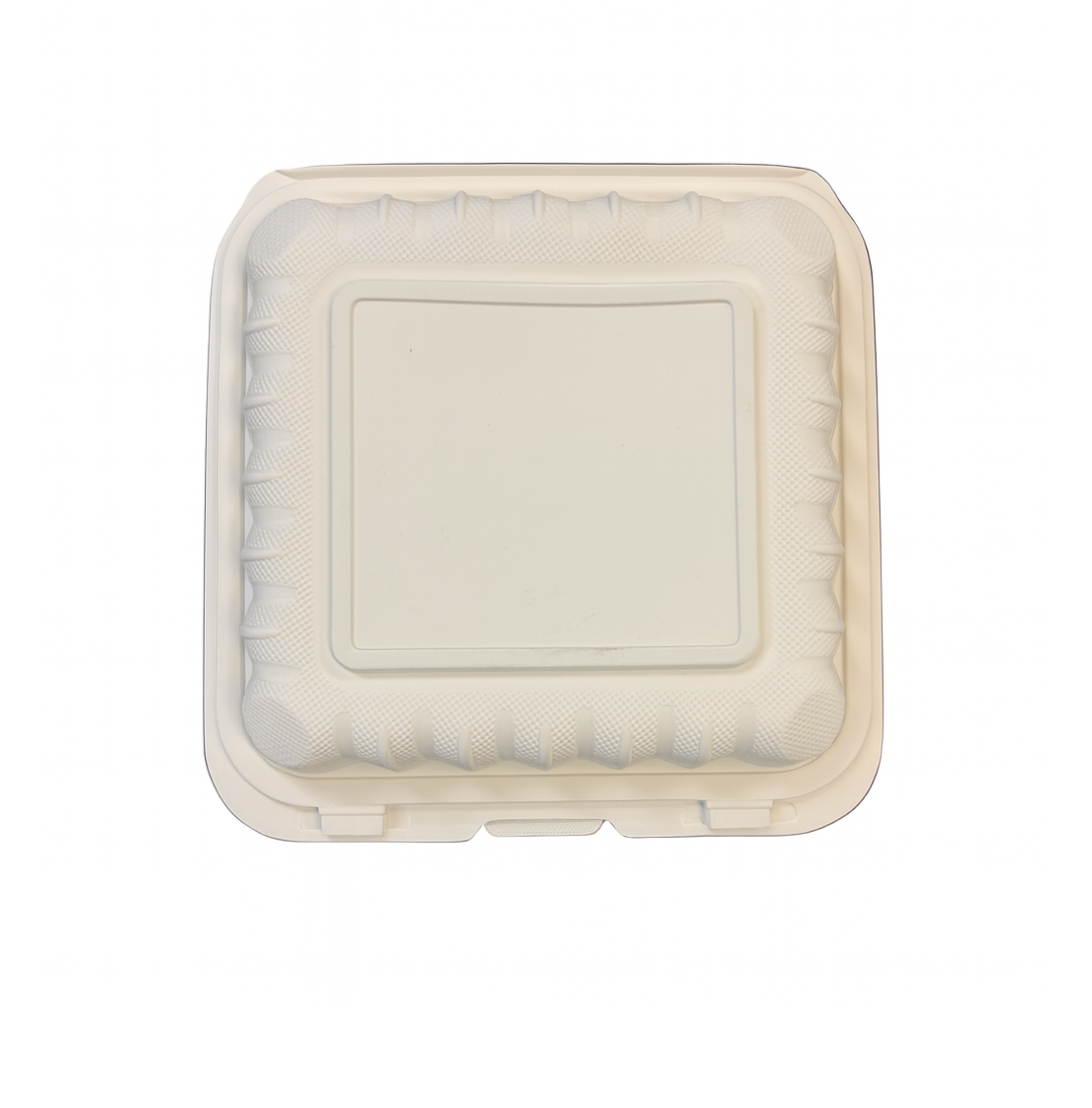 9" x 9" 1-Compartment Microwavable Hinged Take Out FH901