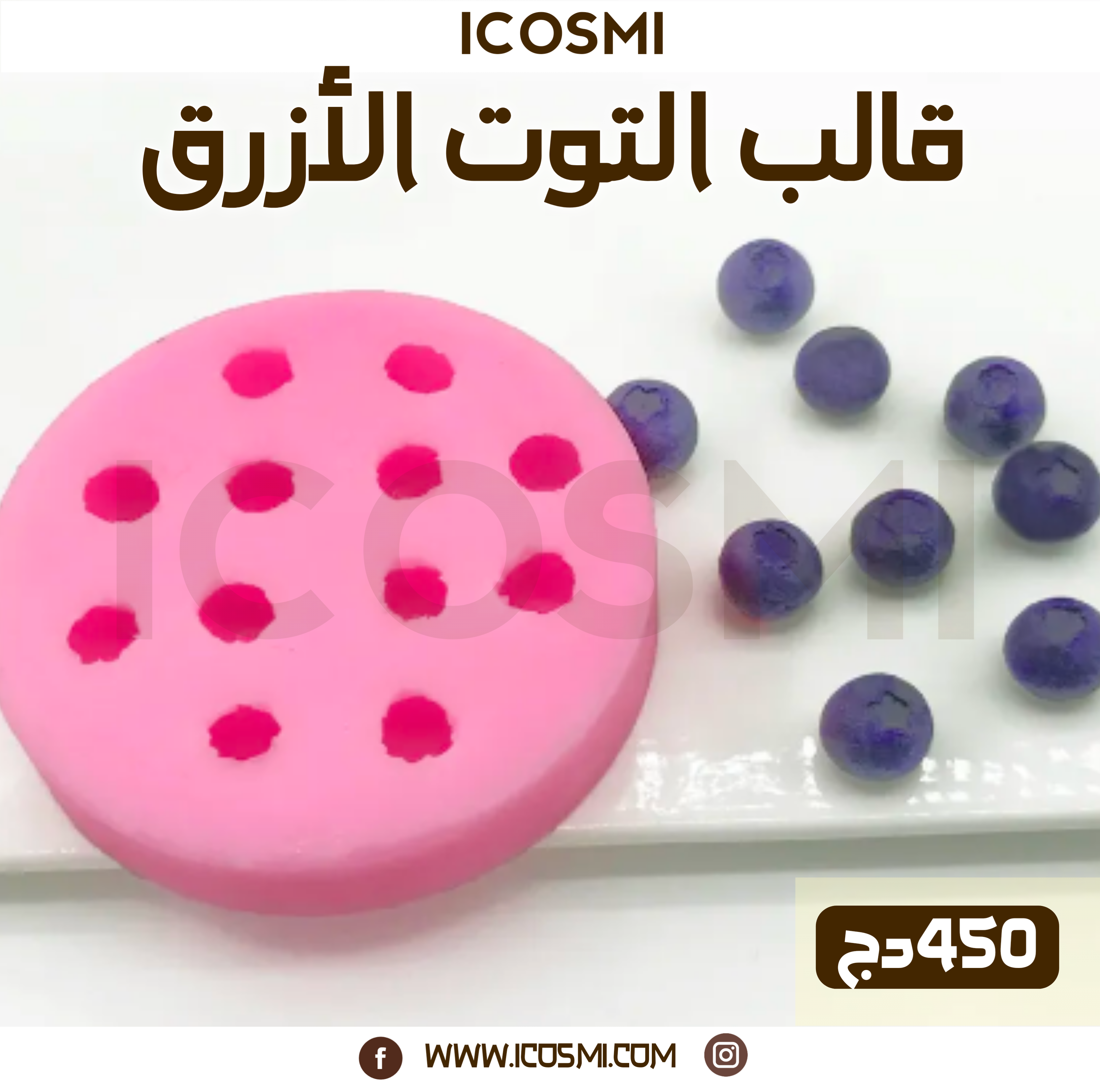 قالب التوت الأزرق