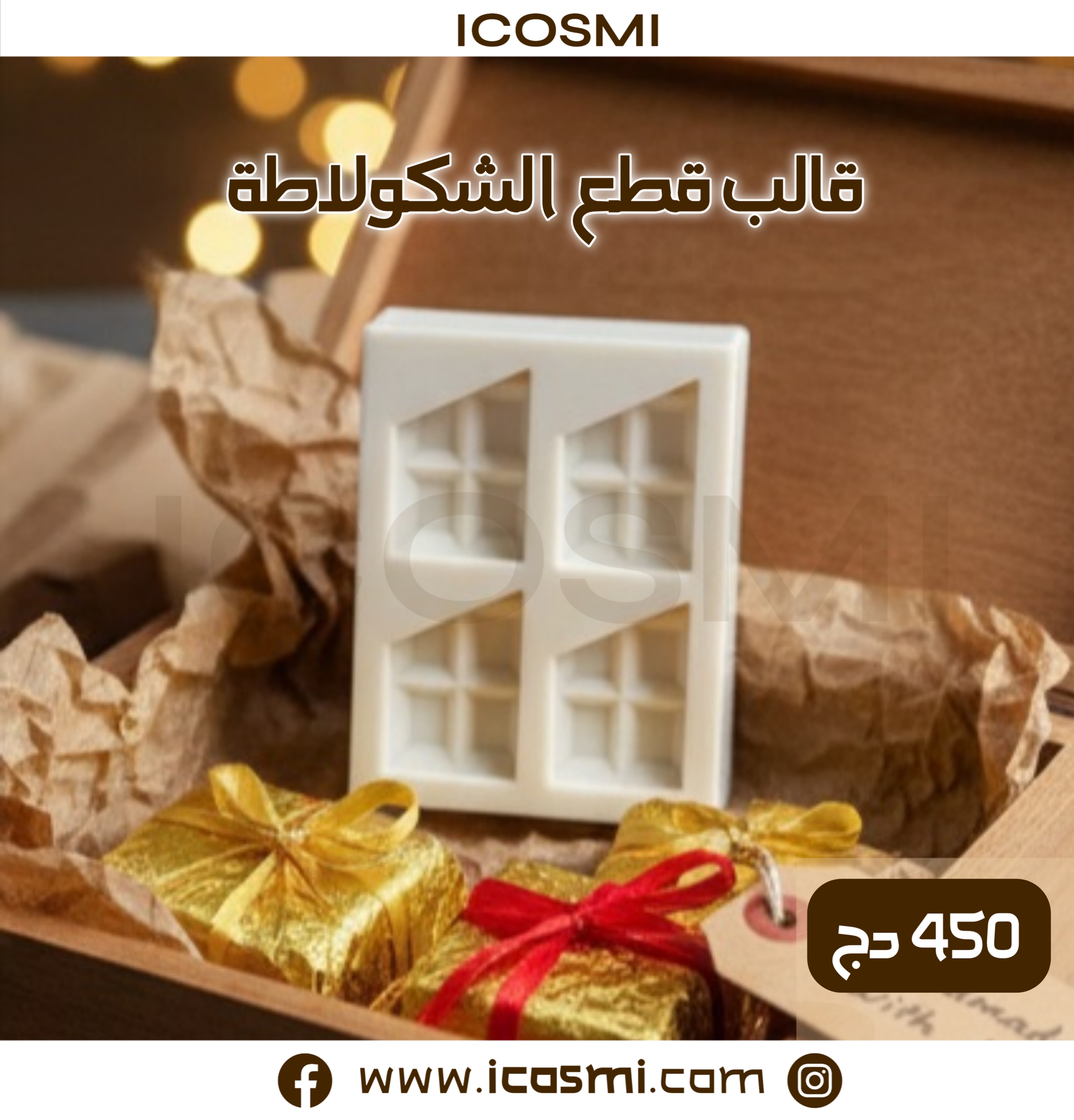 قالب قطع الشوكولاتة
