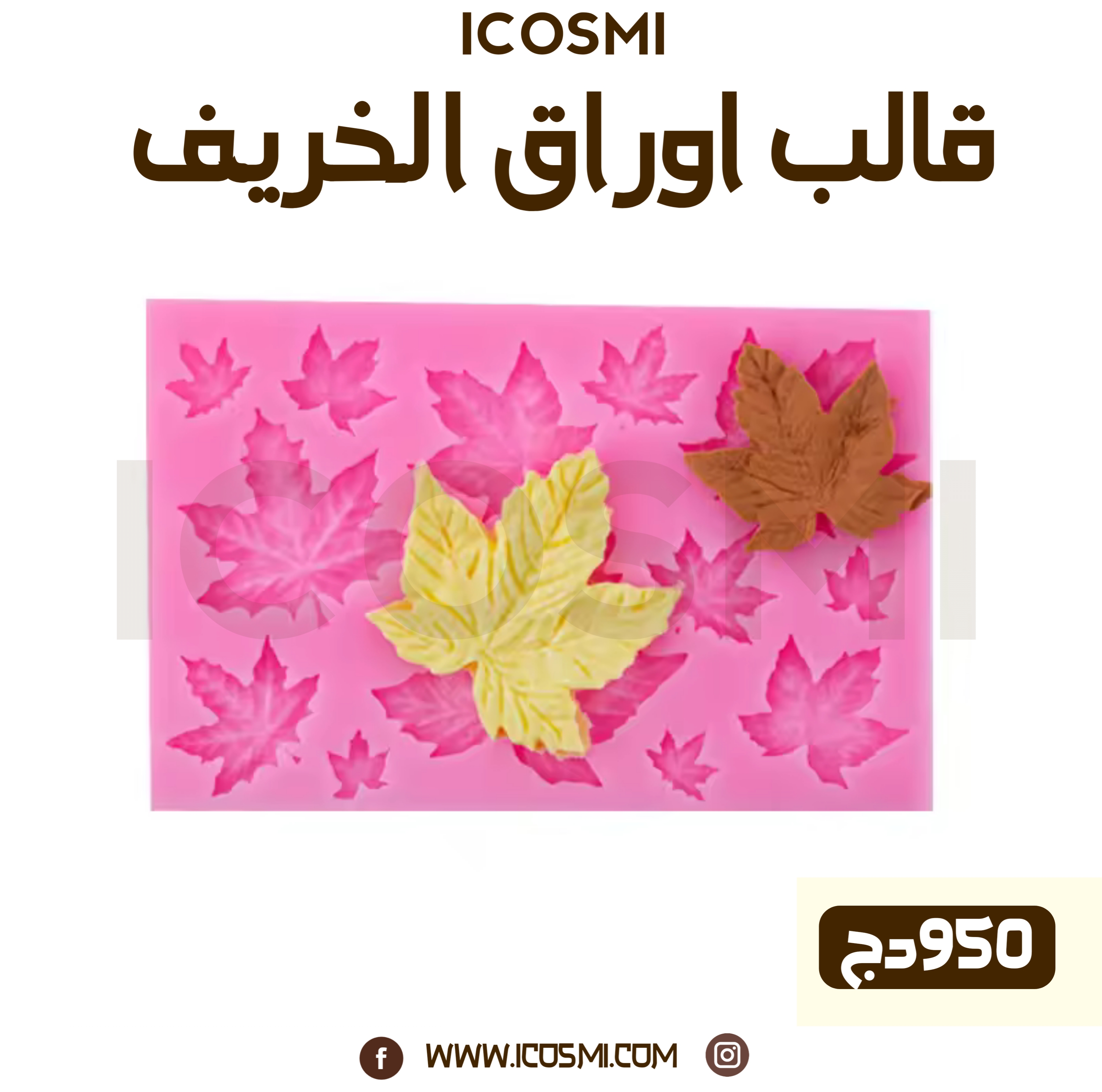 قالب اوراق الخريف