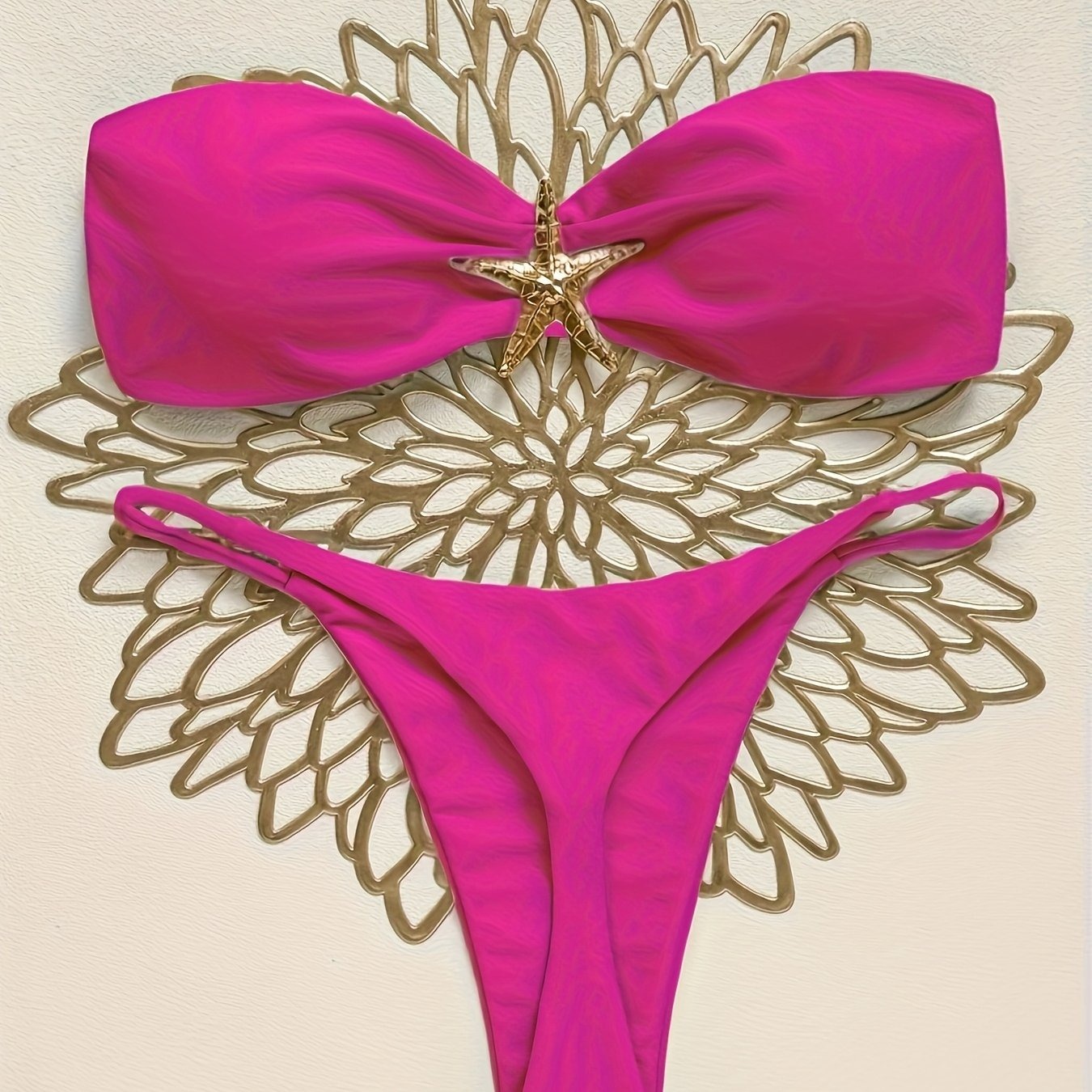 Bikini rosa brillante