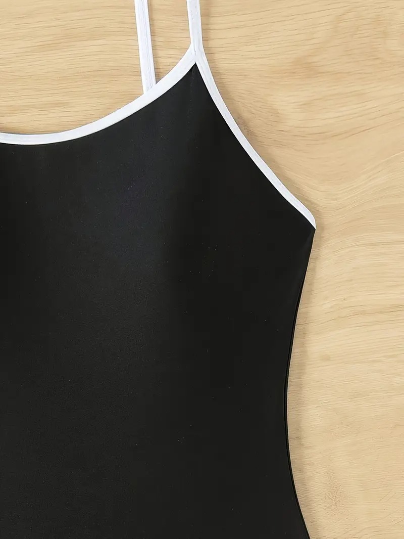 Enterizo Negro clásico