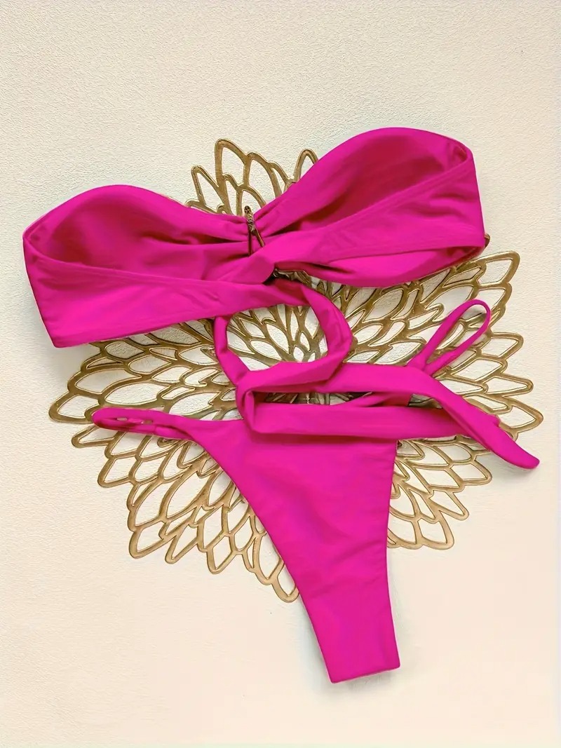 Bikini rosa brillante