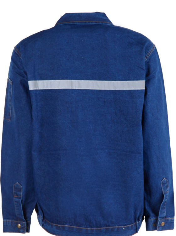 Reflective Denim Work Jacke