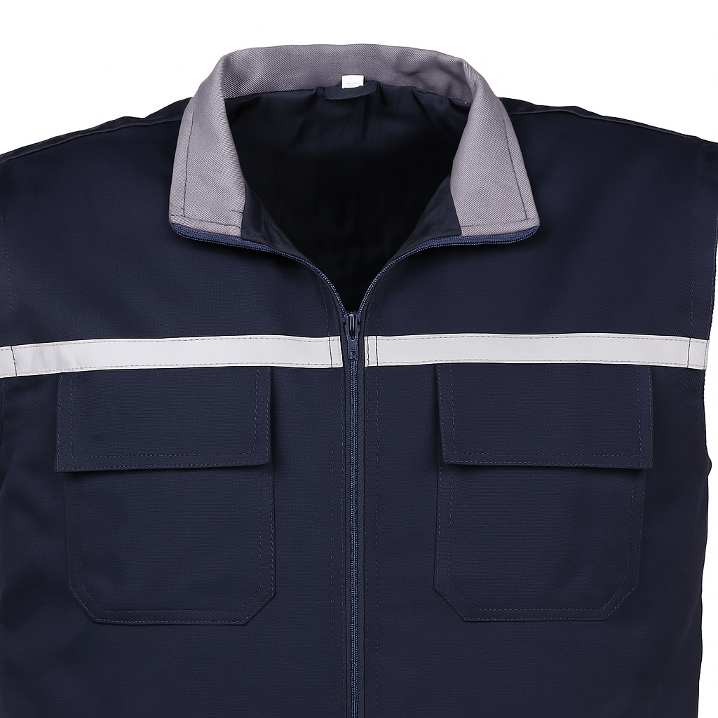 Lightweight Work Vest with Reflective Bands