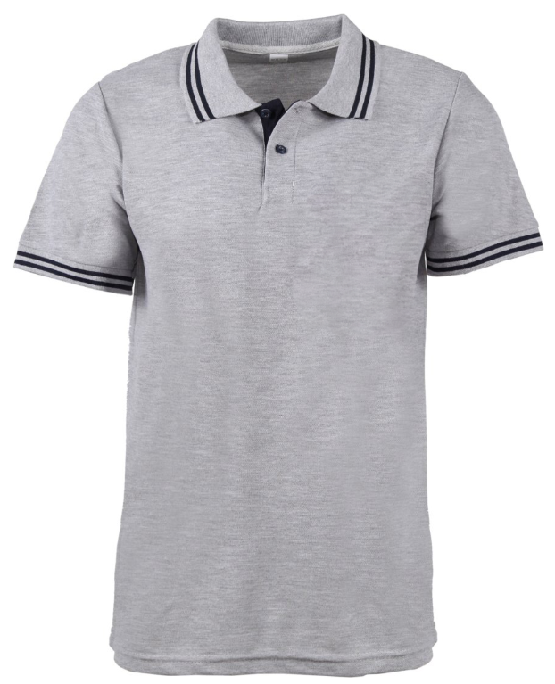 Double-Stripe Cotton Polo Shirts