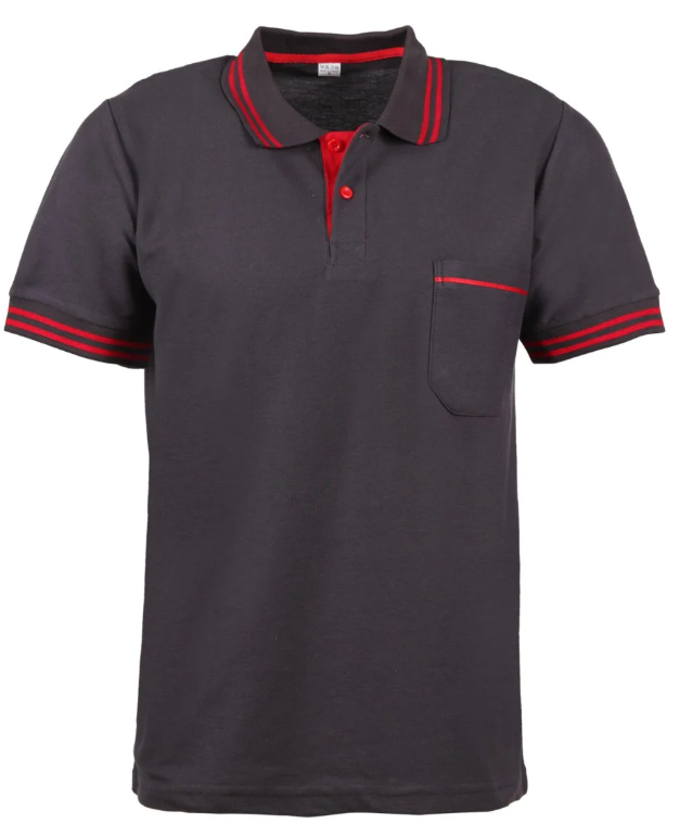 Double-Stripe Cotton Polo Shirts