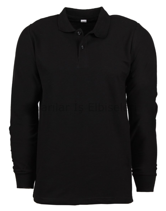 Long-Sleeve Cotton Polo Sweatshirts