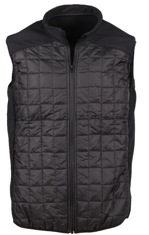 Quilted Anorak Black