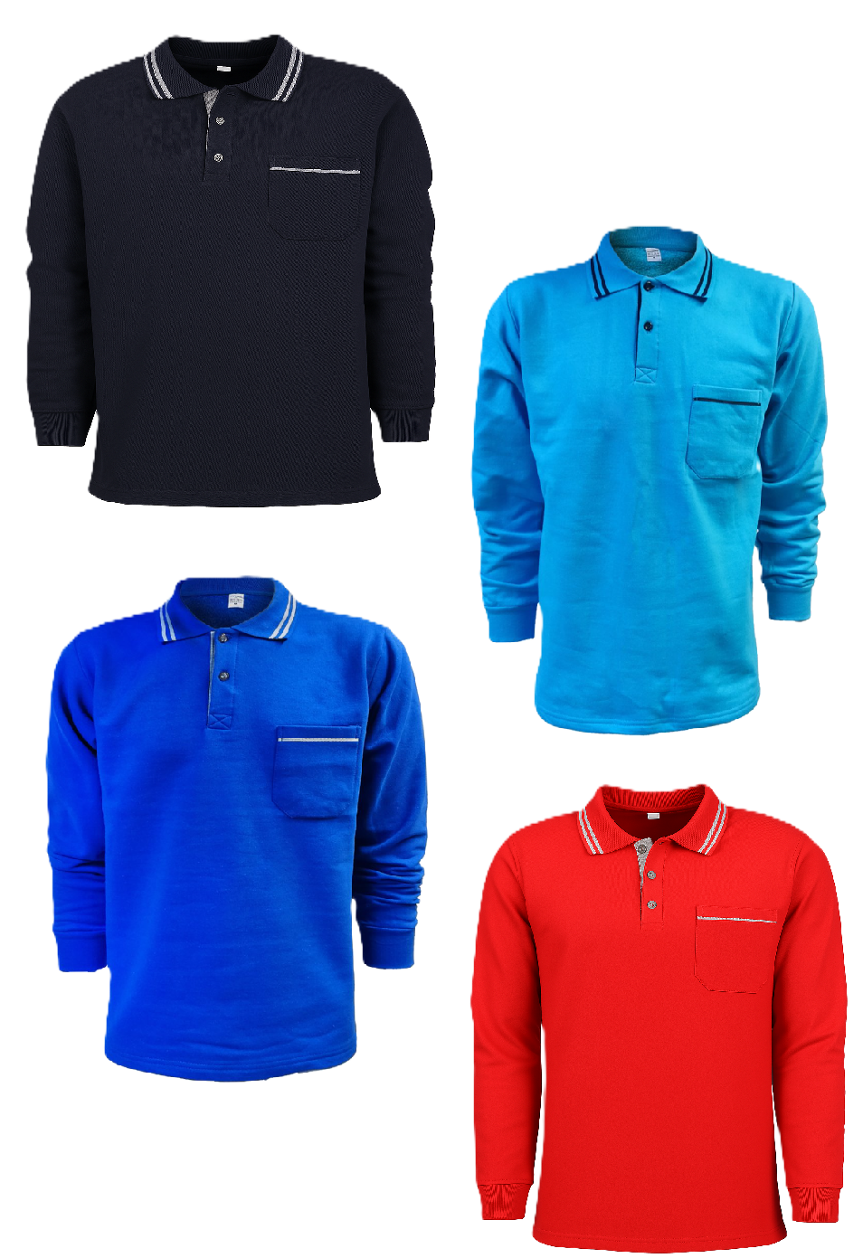 Polo Collar Sweatshirts (DS)