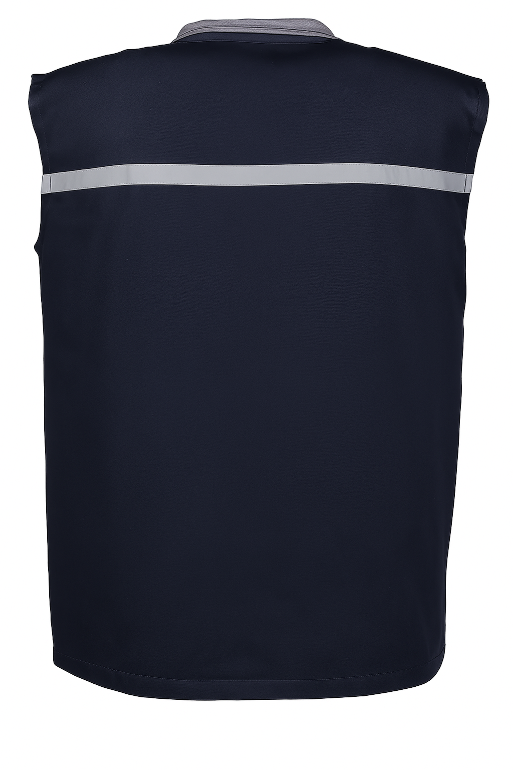 Gilet de travail léger avec bandes réfléchissantes