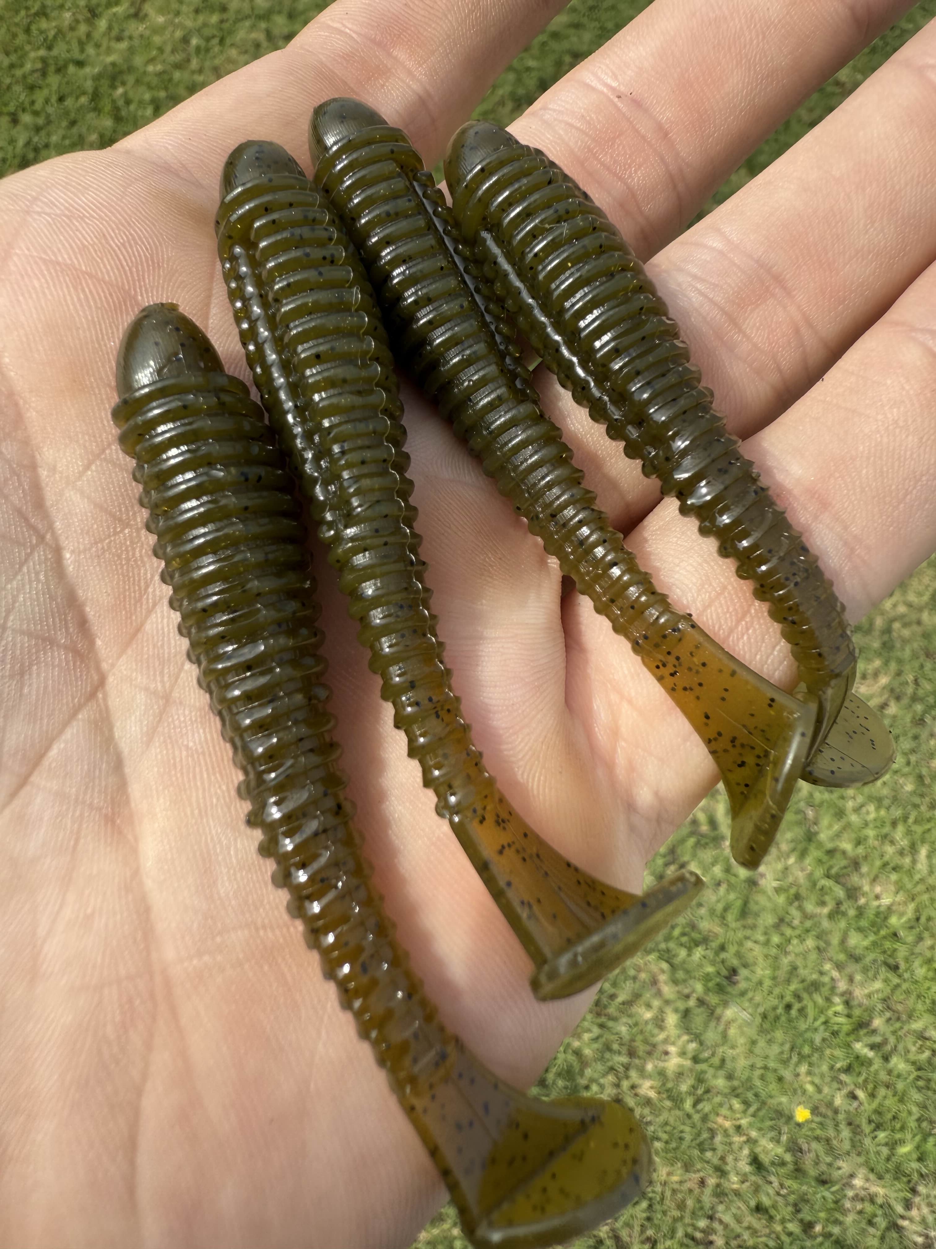 3.2" Ribbed Swimbait