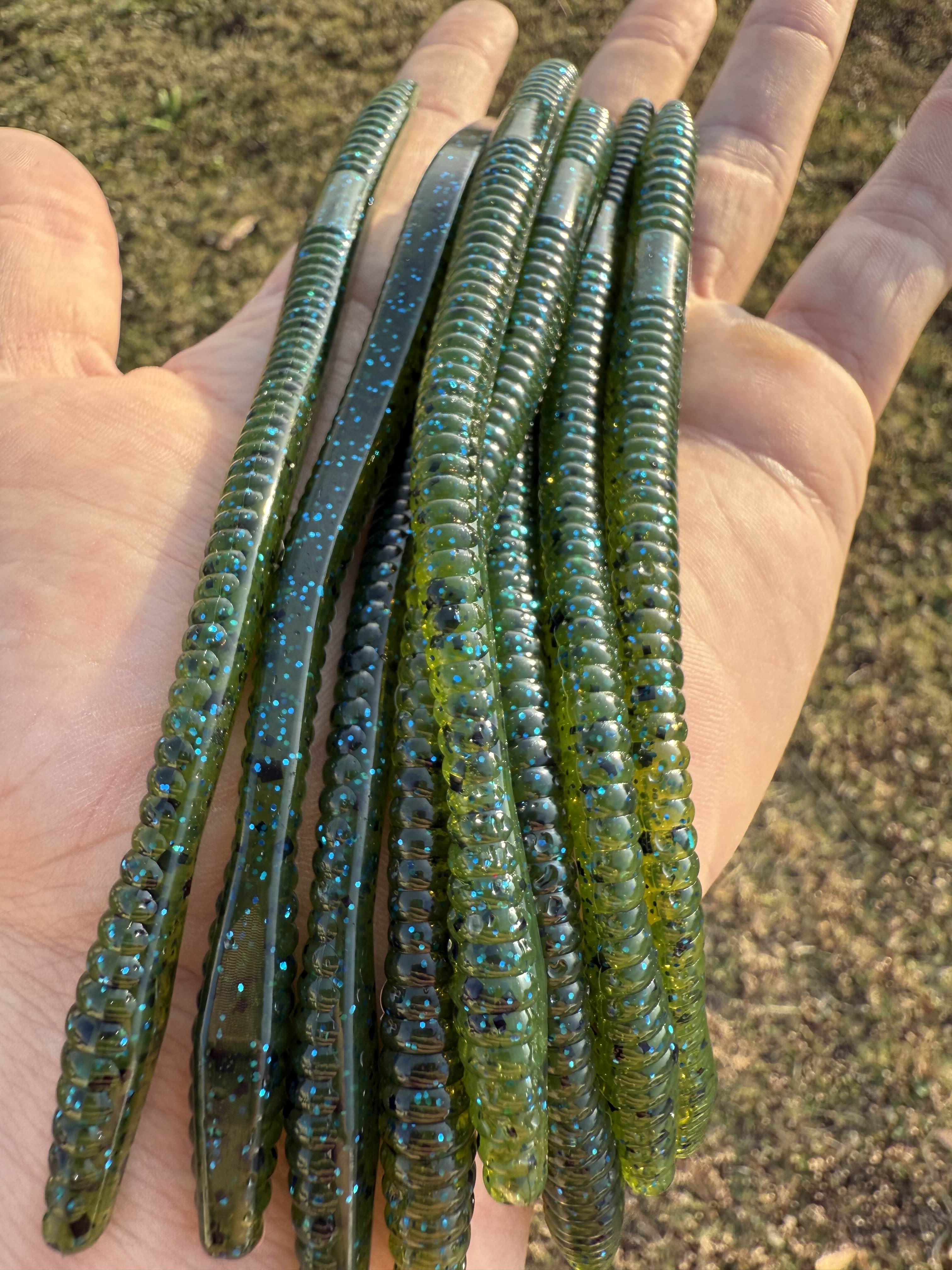 7.25" Flat Worm 8pk