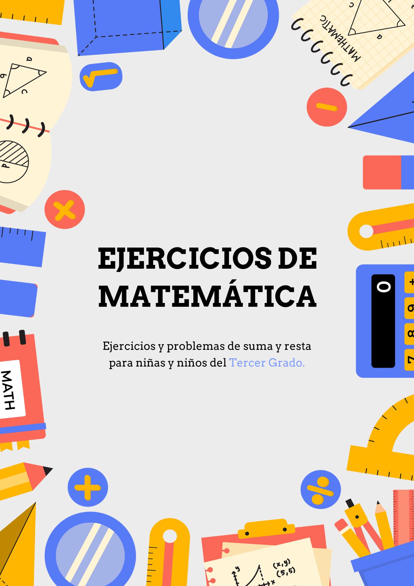 Ejercicios de Matemática para Tercer Grado