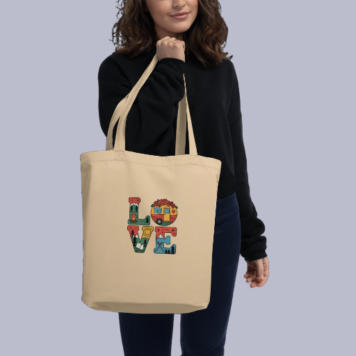 Love Camping Eco Tote Bag