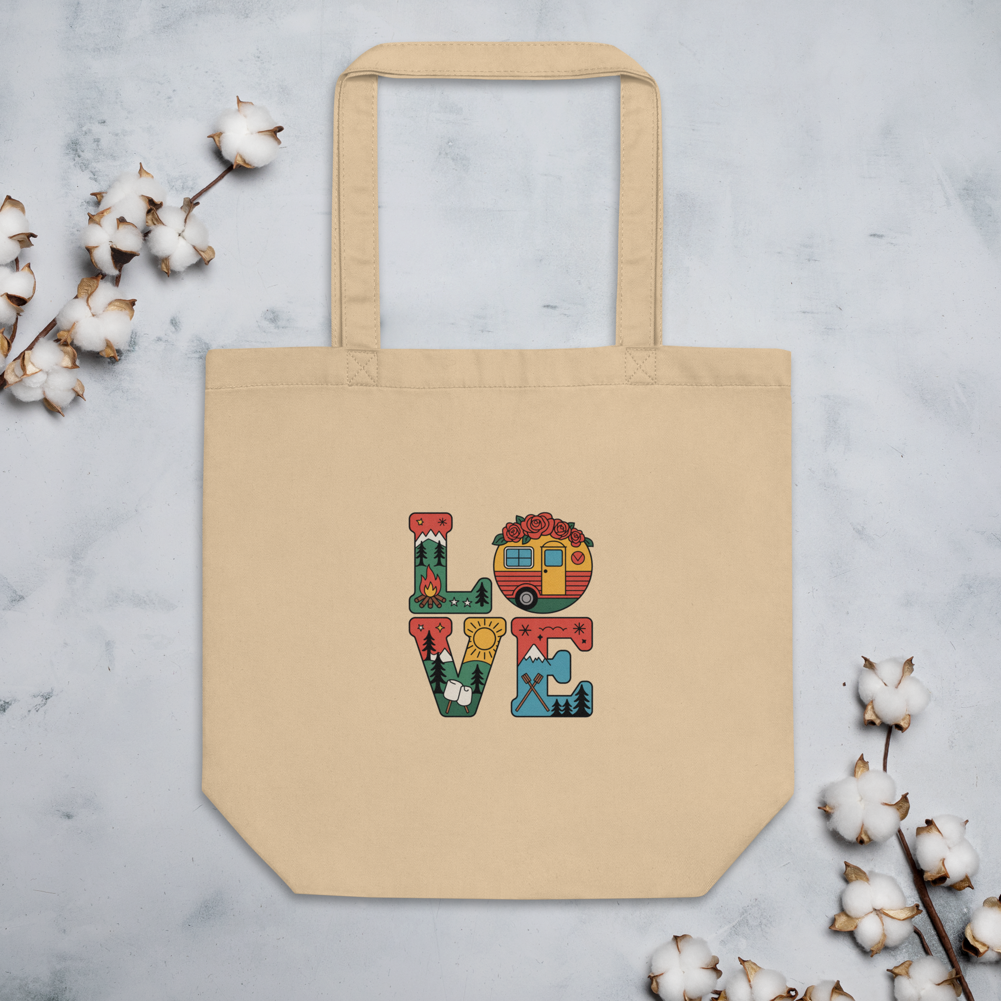 Love Camping Eco Tote Bag