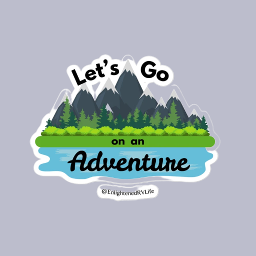 Let's go on an Adventure Vinyl Sticker