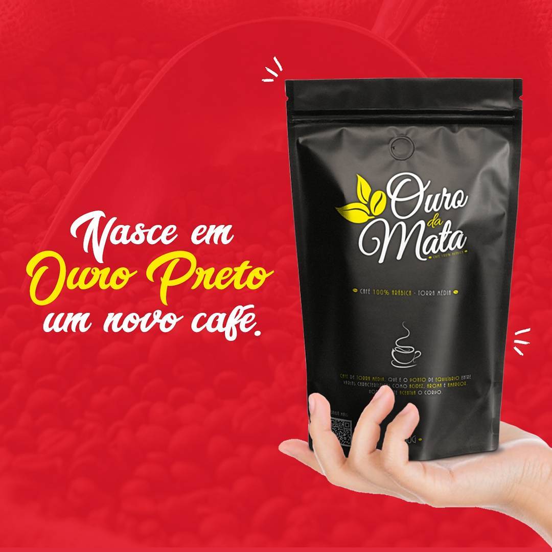 Café Moído 100% Arábica Ouro da Mata 500g