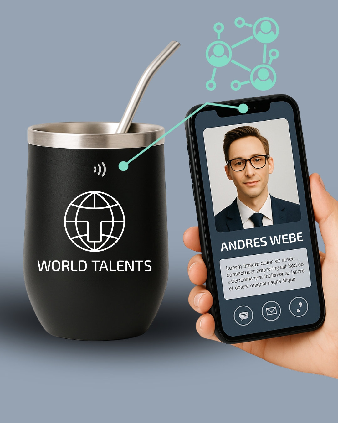 El mate que usan las personas con talento