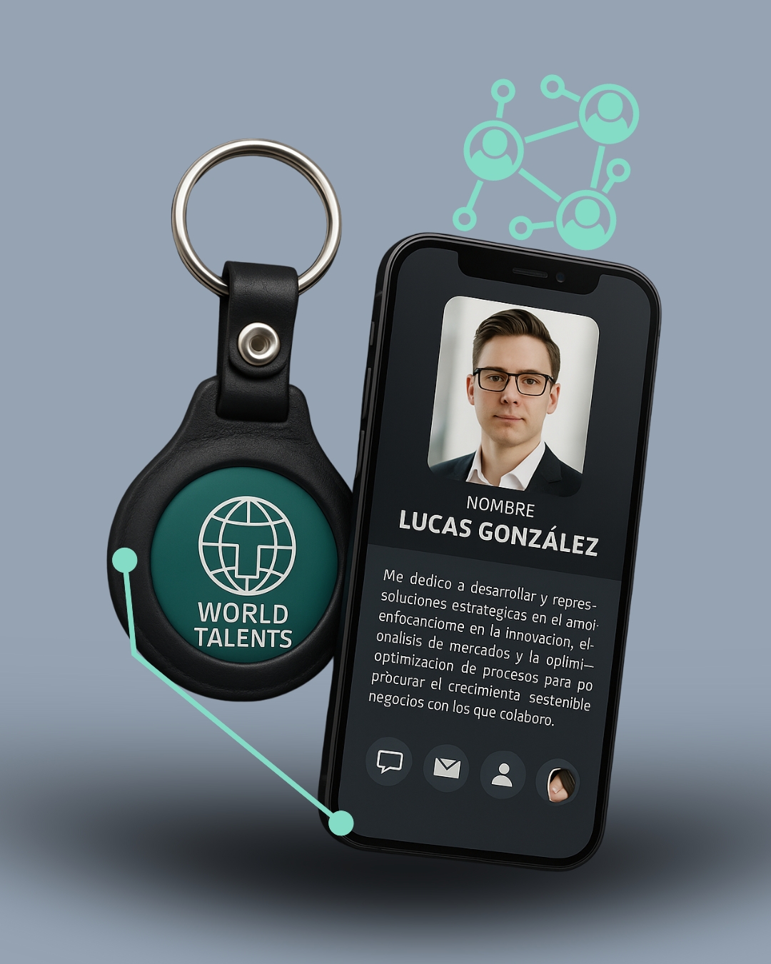 Llavero inteligente World Talents