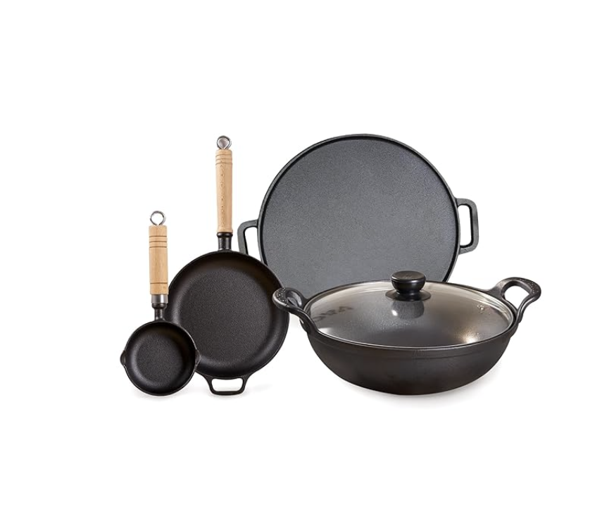 Cast Iron Cookware Set