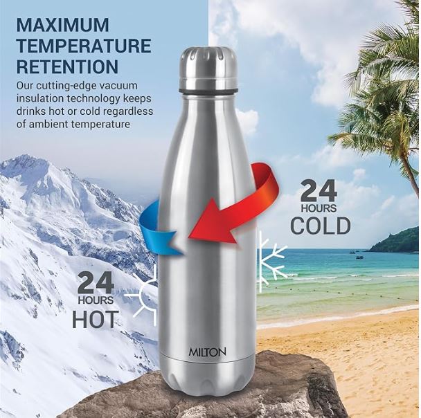 Milton Stainless Steel Vacuum Insulated Bottle