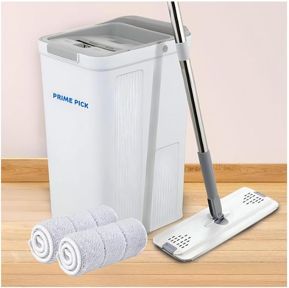 Flat Mop and Bucket Set