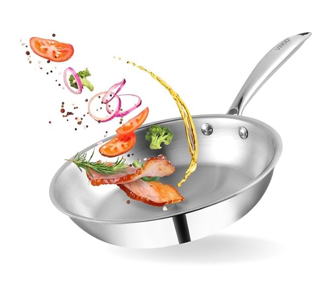 Stainless Steel Frying Pan