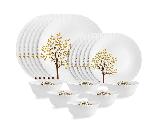 Tree-Print Dinnerware Set