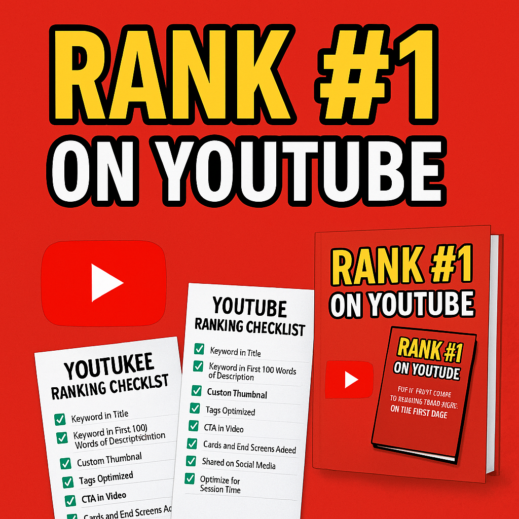 Rank #1 on YouTube Checklist