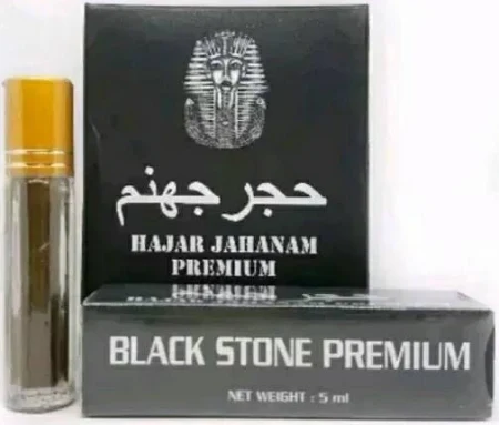 Herbal Hajar Jahanam Premium Black Stone Enhancer Oil for Men - Prolong