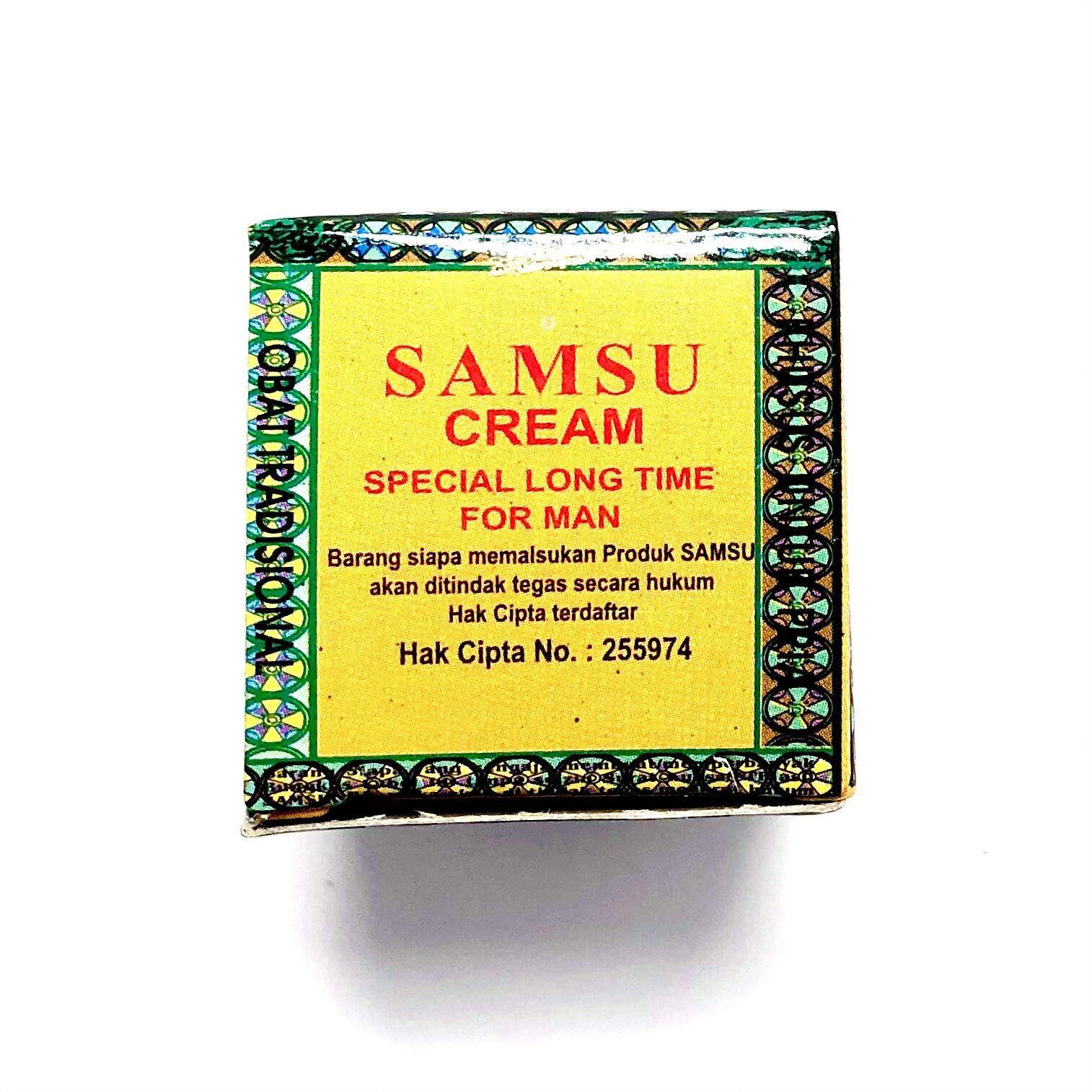 Herbal Samsu Sex Cream for Long Ejaculation Delay / Premature Ejaculation Natural and Organic Free Shipping to US