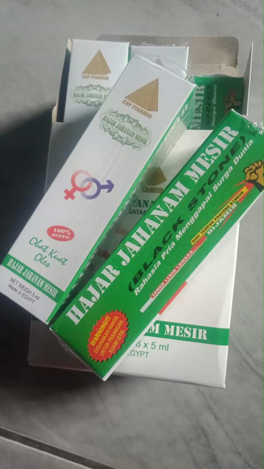 Herbal Hajar Jahanam Mesir Black Stone Enhancer Oil for Men - Prolong