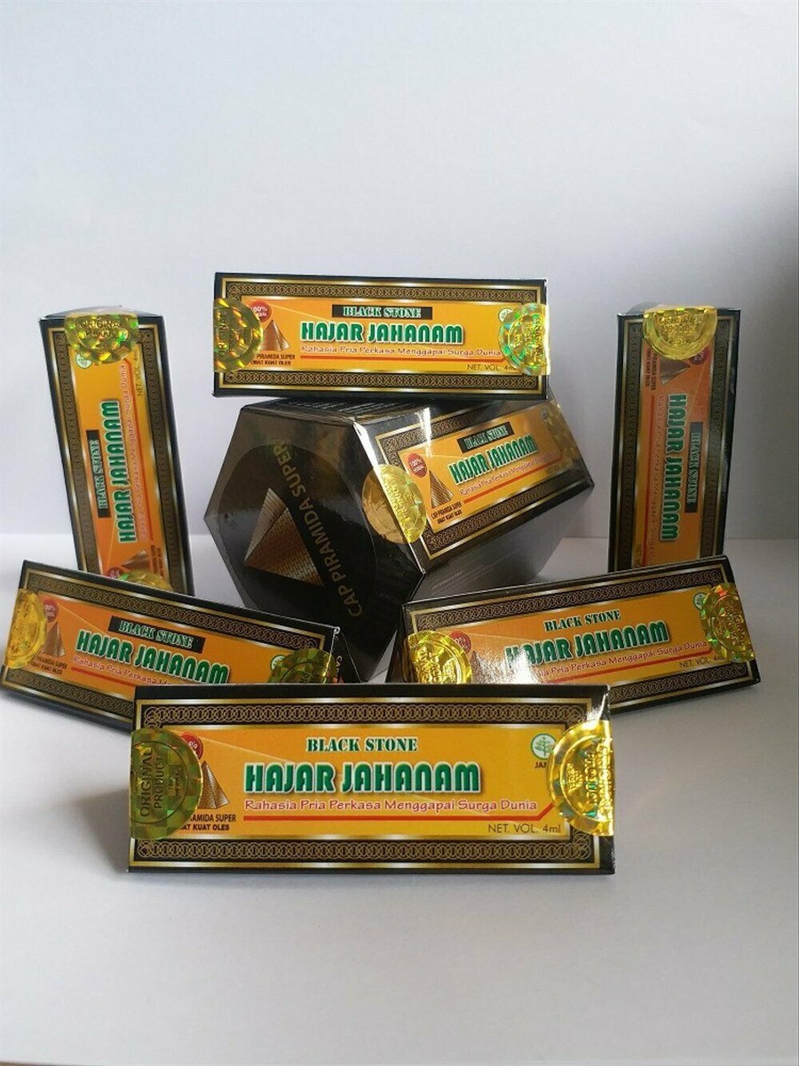 Herbal Hajar Jahanam Gold Black Stone Enhancer Oil for Men - Prolong