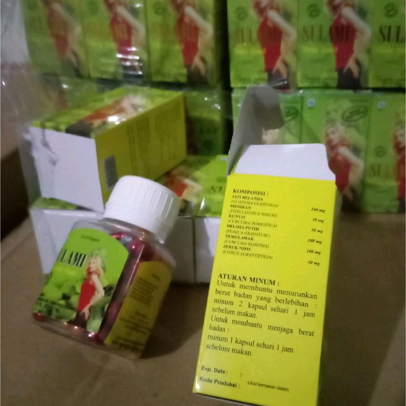 Sulami 30 Capsules Weight Loss Supplement Herbal Slim 100% Natural