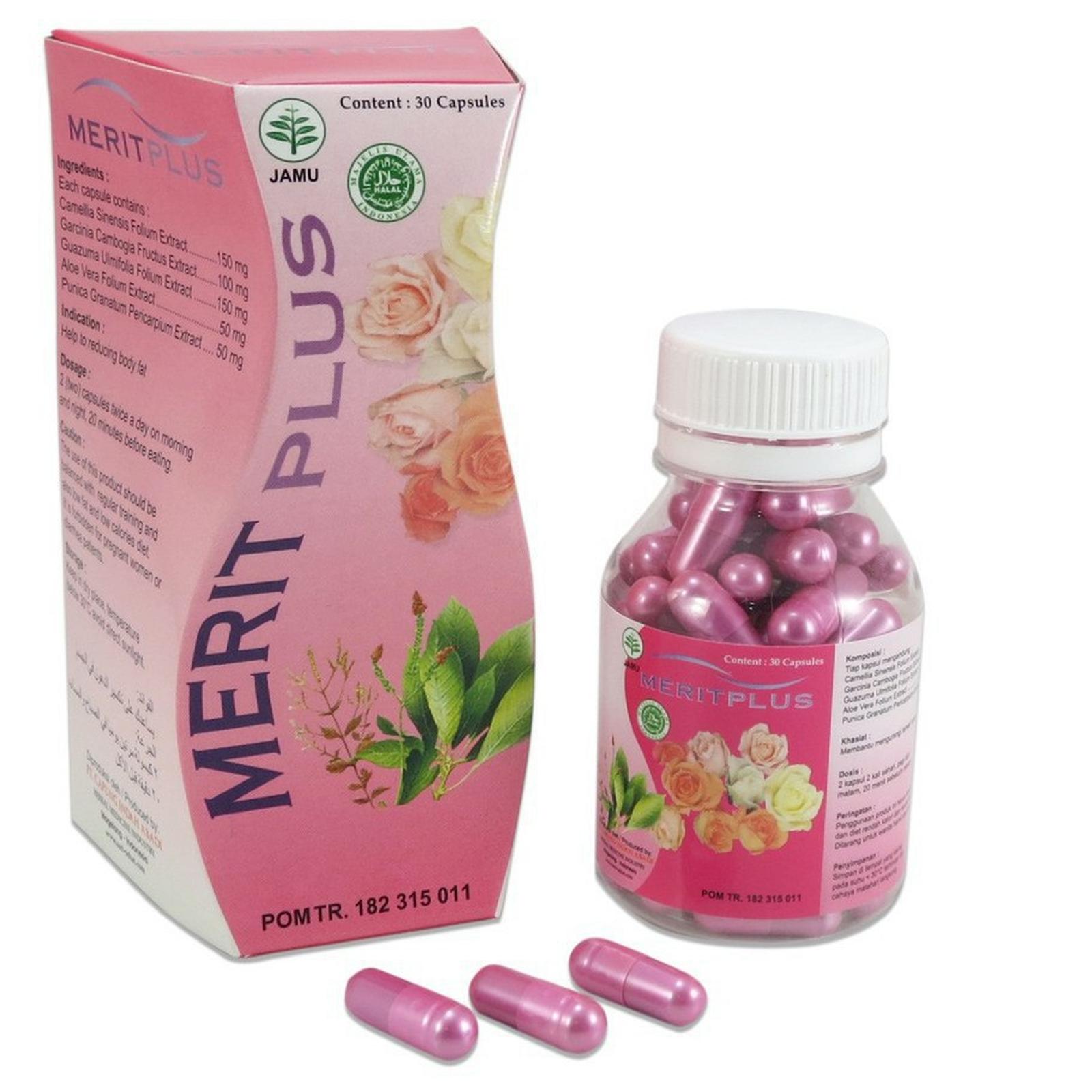 Merit Plus 30 capsules Weight Loss Supplement Herbal 100% Original