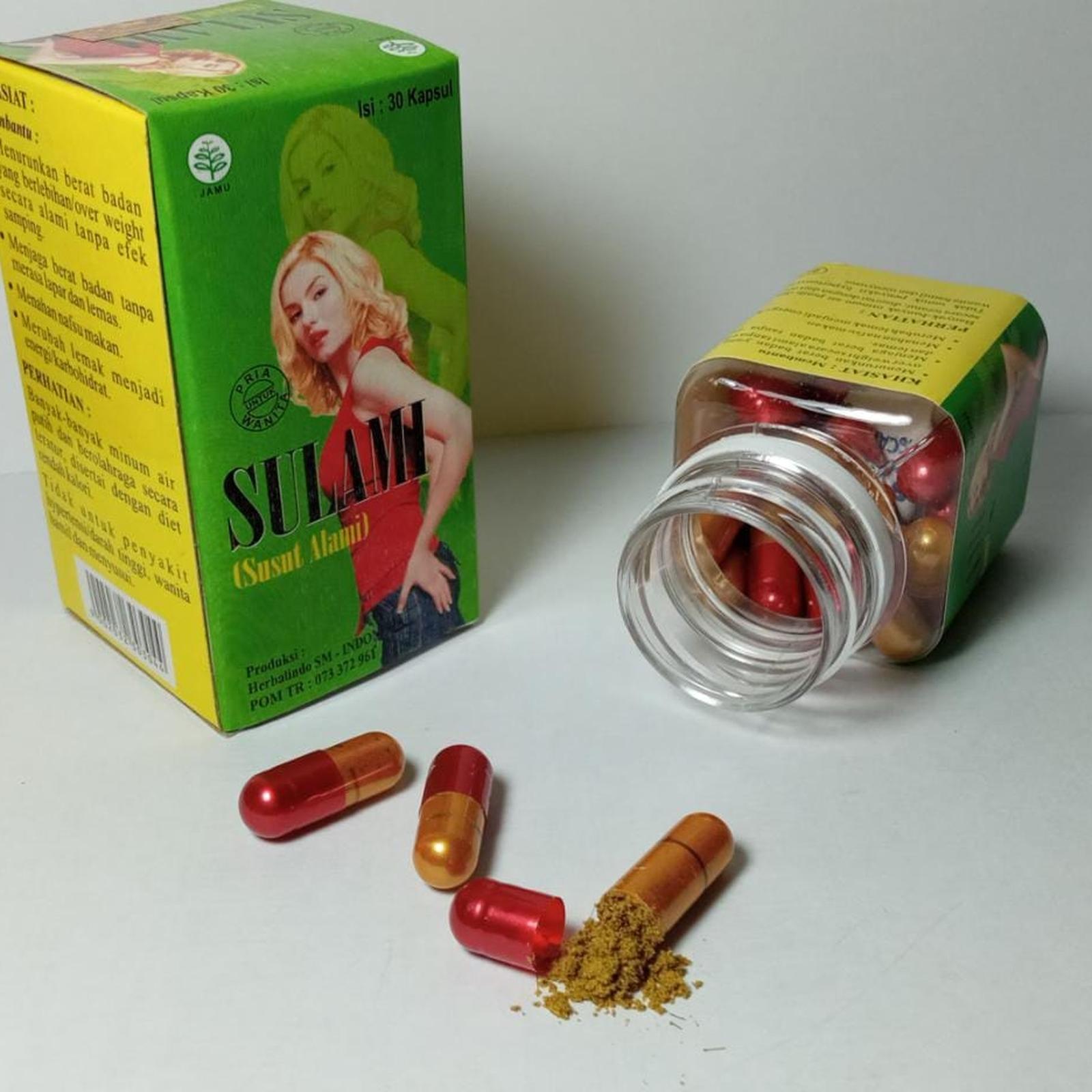 Sulami 30 Capsules Weight Loss Supplement Herbal Slim 100% Natural