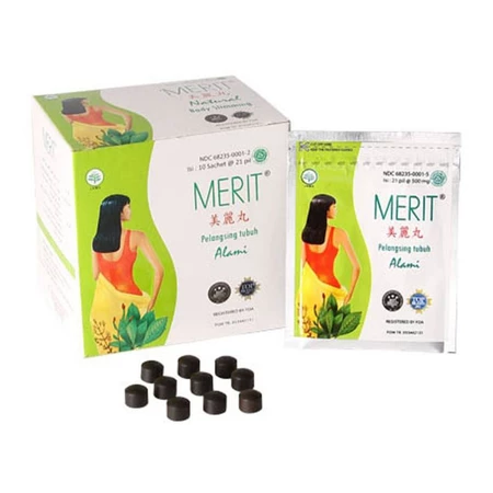 Merit Pills (10 Sachets @21 Pills (500mg)) Natural Herbal Weight Loss Herbal