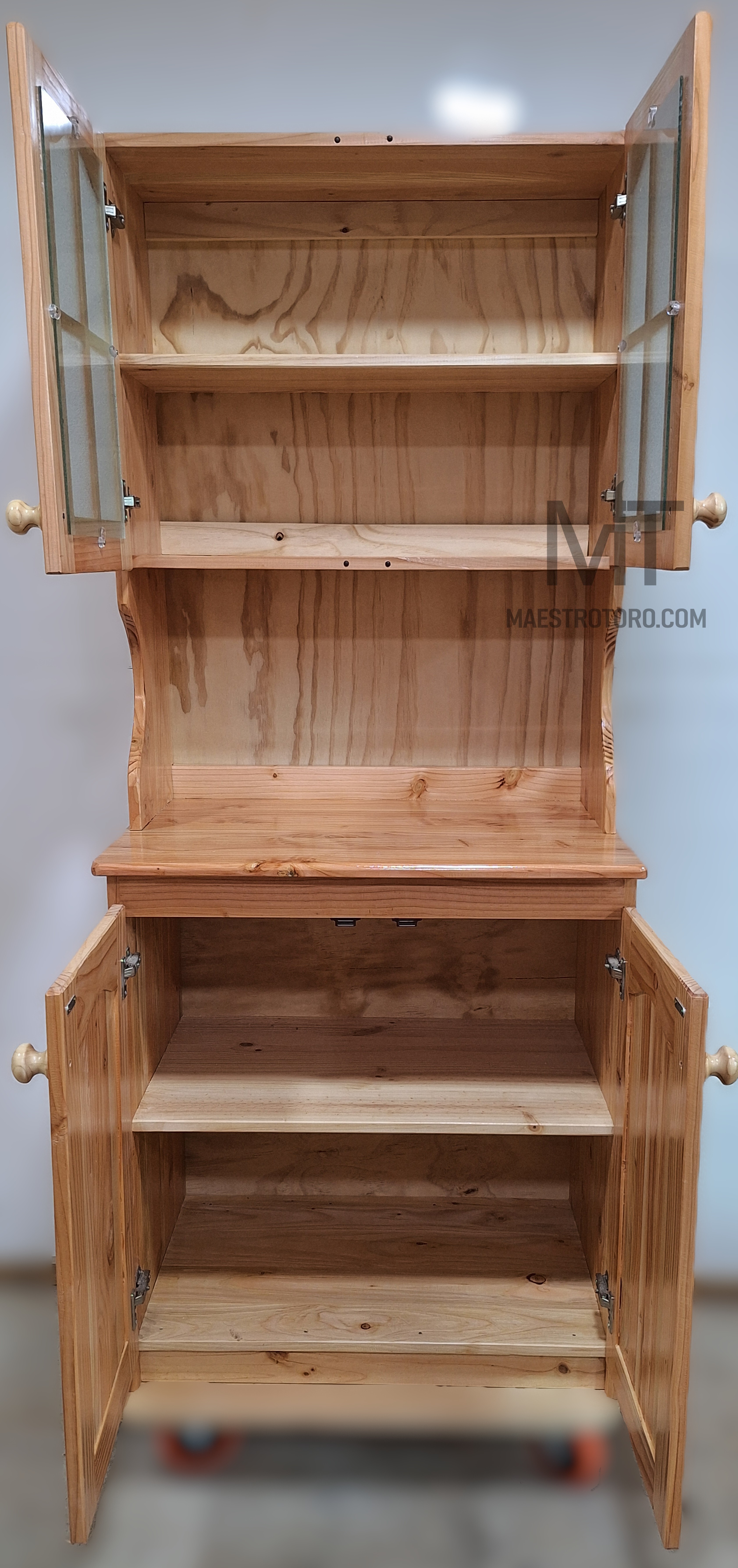 Mueble mural 80cm cubierta de madera